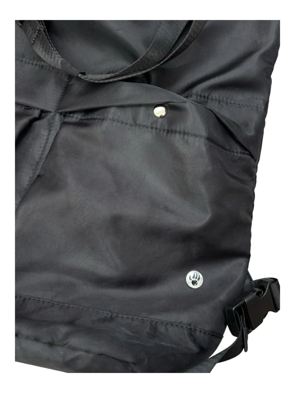 BEARPAW Convertible Nylon Tote Backpack Black Bag